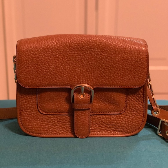 NWOT Michael Kors Brown Leather Cooper cross body - Picture 2 of 8